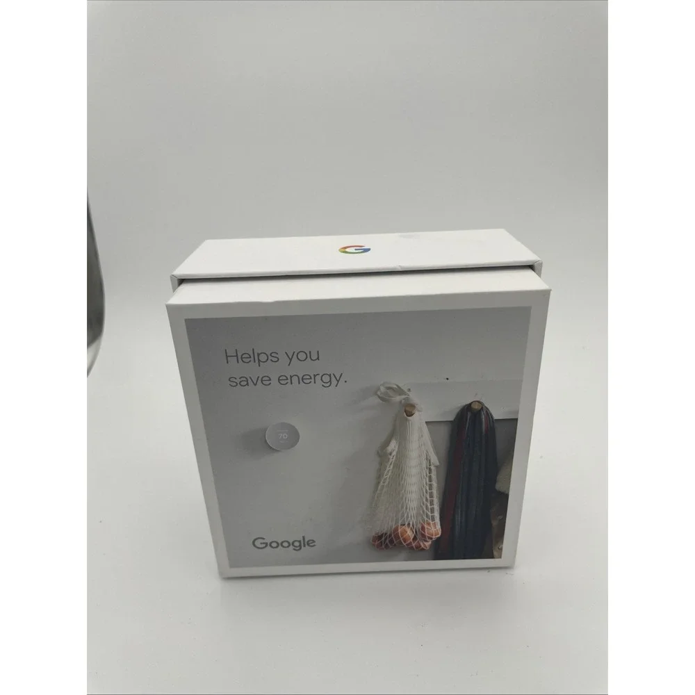 Google Nest Smart Thermostat, Snow - GA01334-US NIB